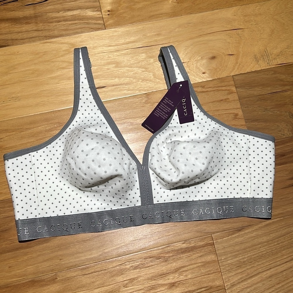 Cacique Comfort Bra No wire Polka dot